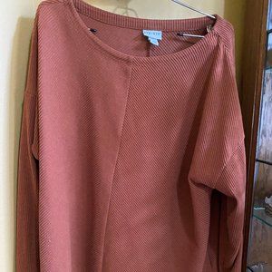 Rust Orange Fall Sweater - Size 2X